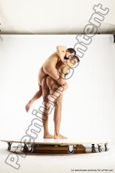 Standing reference poses of Lukas & Peggy